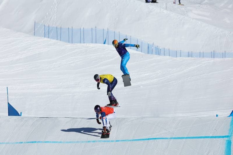 Snowboard. Olympic Winter Games Milano-Cortina 2026. Mixed Team Snowboard Cross. 10.02.2026