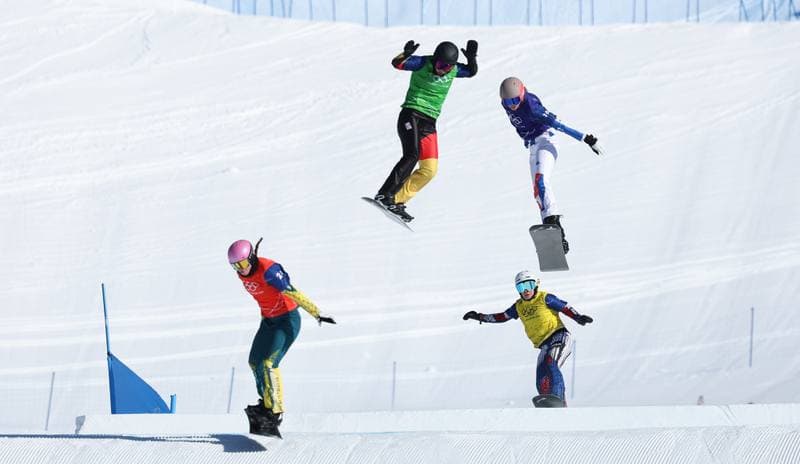 Snowboard. Olympic Winter Games Milano-Cortina 2026. Mixed Team Snowboard Cross. 10.02.2026