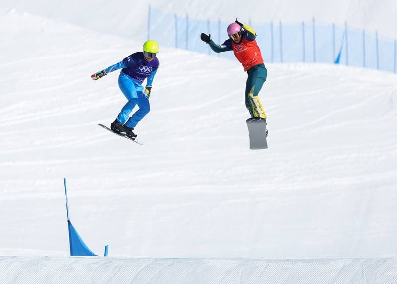 Snowboard. Olympic Winter Games Milano-Cortina 2026. Mixed Team Snowboard Cross. 10.02.2026