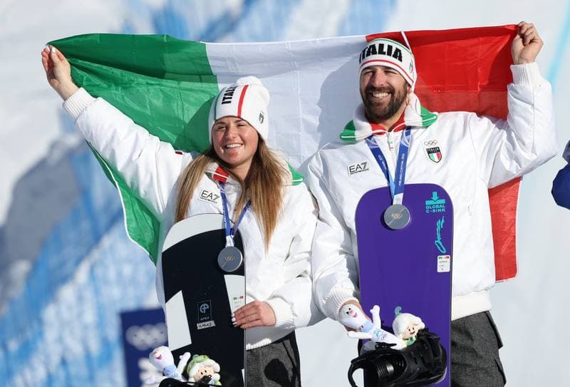Snowboard. Olympic Winter Games Milano-Cortina 2026. Mixed Team Snowboard Cross. 10.02.2026