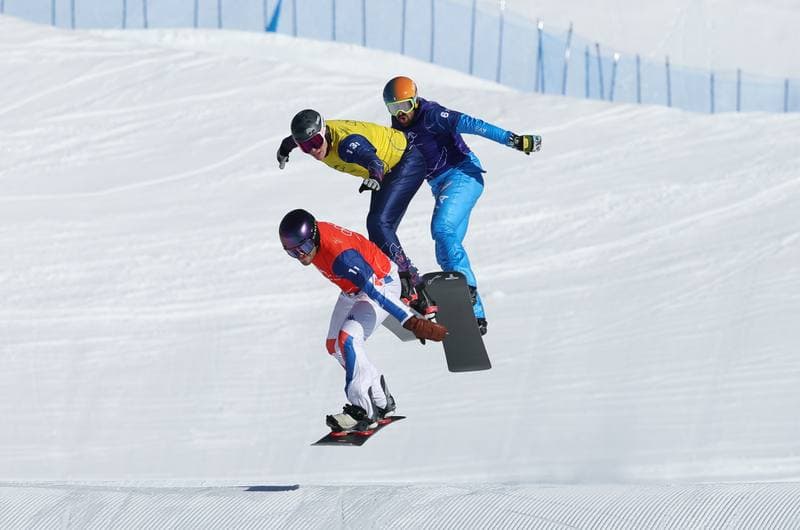 Snowboard. Olympic Winter Games Milano-Cortina 2026. Mixed Team Snowboard Cross. 10.02.2026