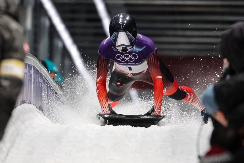 Skeleton. Olympic Winter Games Milano-Cortina 2026. Day 1. 14.02.2026