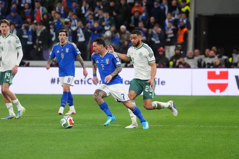 Football. FIFA World Cup Qualifiers. Italy - Northern Ireland. 26.03.2026