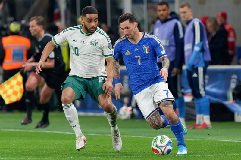 Football. FIFA World Cup Qualifiers. Italy - Northern Ireland. 26.03.2026