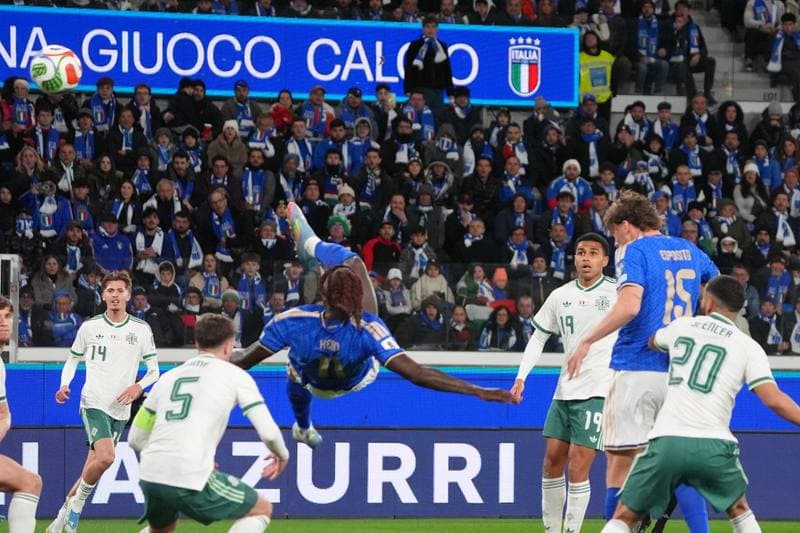 Football. FIFA World Cup Qualifiers. Italy - Northern Ireland. 26.03.2026