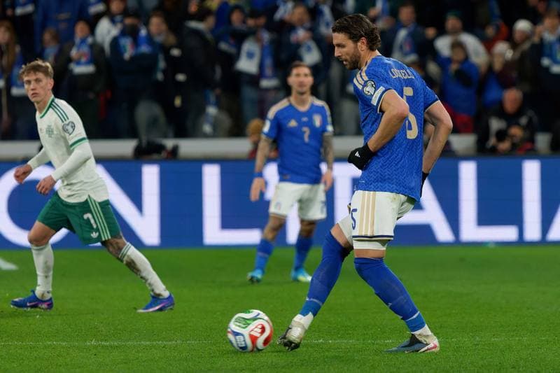 Football. FIFA World Cup Qualifiers. Italy - Northern Ireland. 26.03.2026