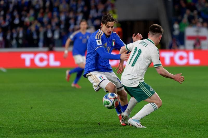 Football. FIFA World Cup Qualifiers. Italy - Northern Ireland. 26.03.2026