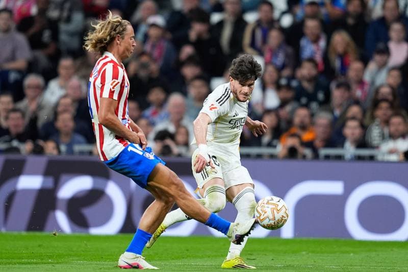 Football. La Liga. Real Madrid - Atletico Madrid. 22.03.2026