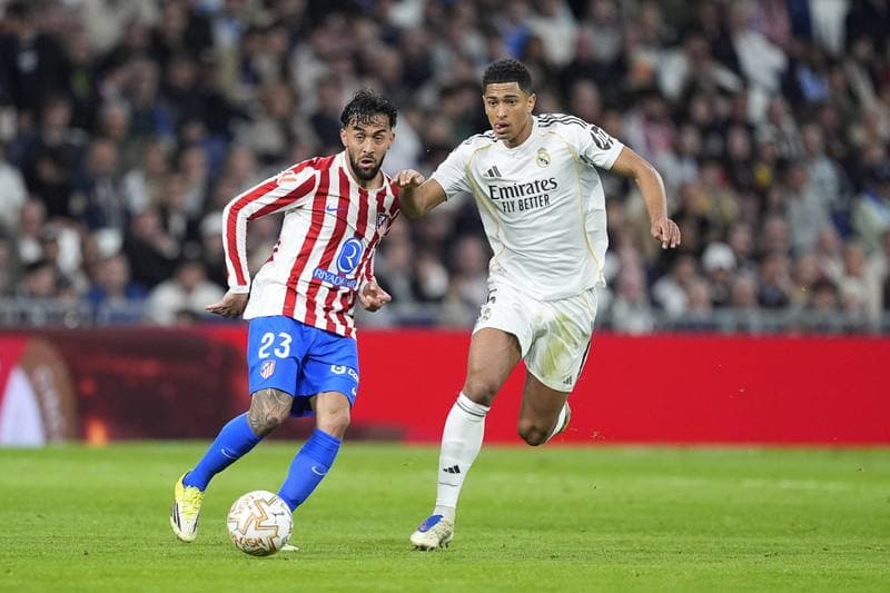 Football. La Liga. Real Madrid - Atletico Madrid. 22.03.2026