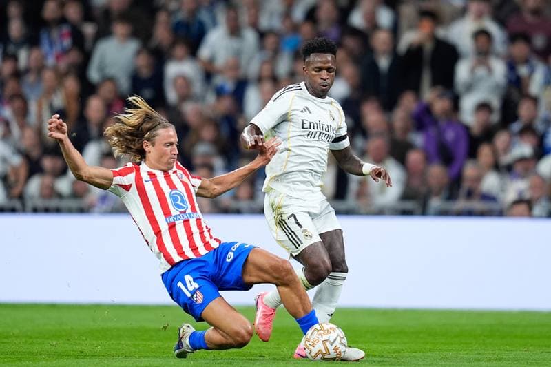Football. La Liga. Real Madrid - Atletico Madrid. 22.03.2026