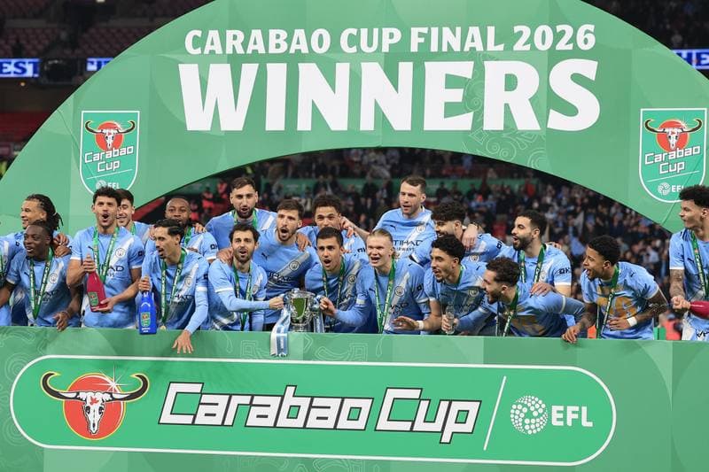 Football. Carabao Cup Final. Arsenal - Manchester City. 22.03.2026