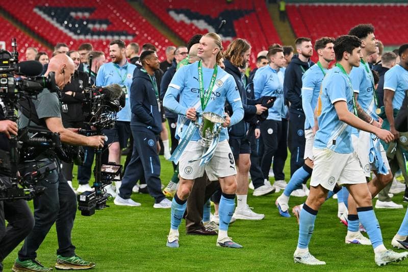 Football. Carabao Cup Final. Arsenal - Manchester City. 22.03.2026