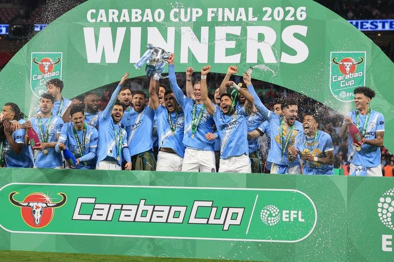 Football. Carabao Cup Final. Arsenal - Manchester City. 22.03.2026