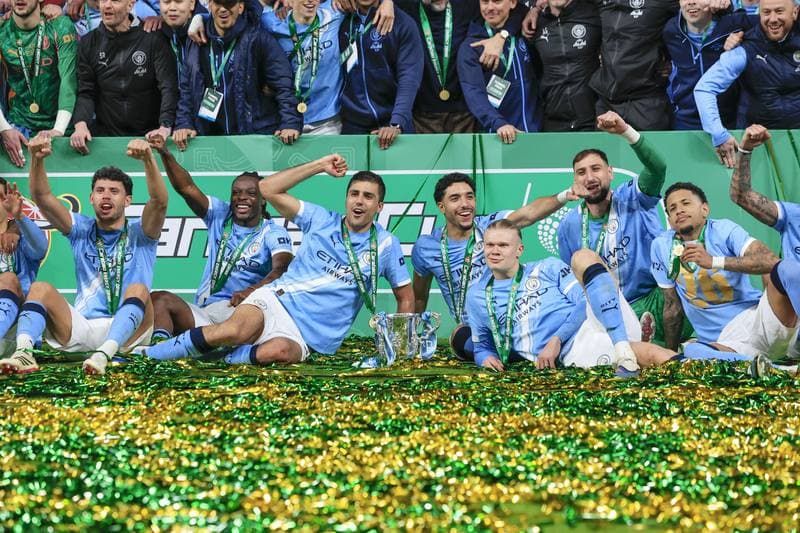 Football. Carabao Cup Final. Arsenal - Manchester City. 22.03.2026