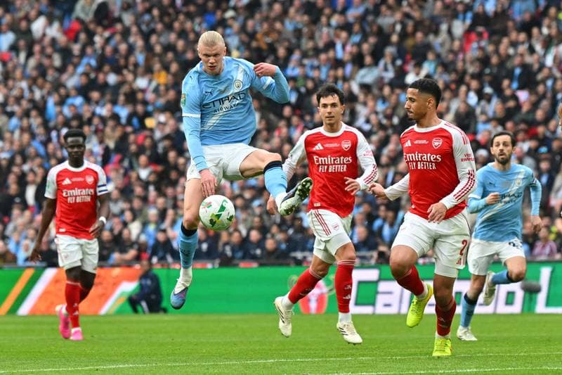 Football. Carabao Cup Final. Arsenal - Manchester City. 22.03.2026