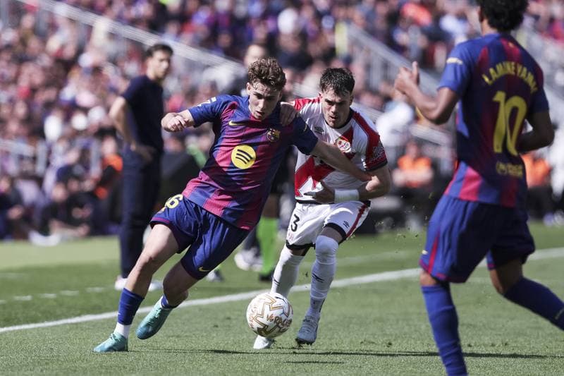Football. La Liga. Barcelona - Rayo Vallecano. 22.03.2026