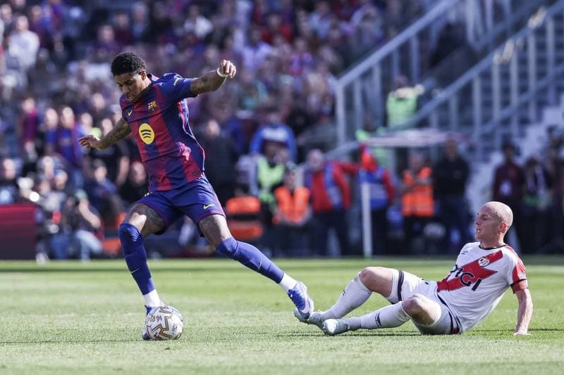Football. La Liga. Barcelona - Rayo Vallecano. 22.03.2026
