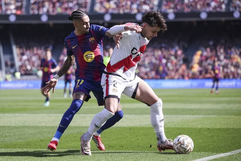 Football. La Liga. Barcelona - Rayo Vallecano. 22.03.2026