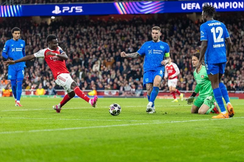 Football. UEFA Champions League. Arsenal - Bayer Leverkusen. 17.03.2026