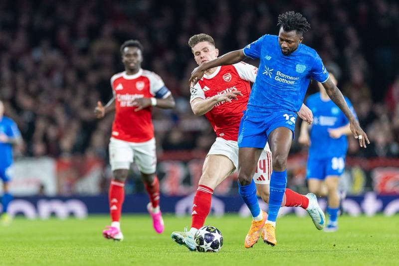 Football. UEFA Champions League. Arsenal - Bayer Leverkusen. 17.03.2026