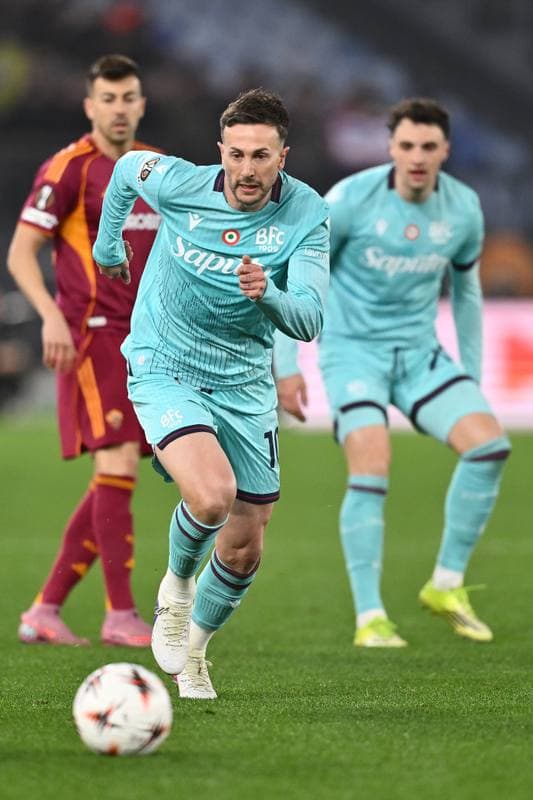 Football. UEFA Europa League. AS Roma - Bologna FC. 19.03.2026