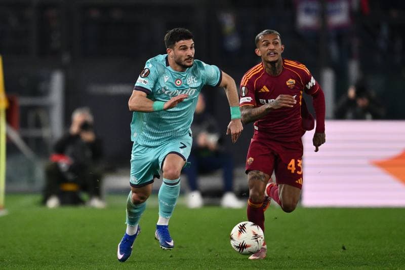 Football. UEFA Europa League. AS Roma - Bologna FC. 19.03.2026