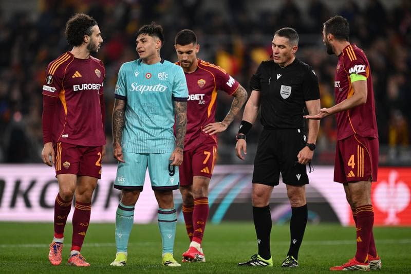 Football. UEFA Europa League. AS Roma - Bologna FC. 19.03.2026