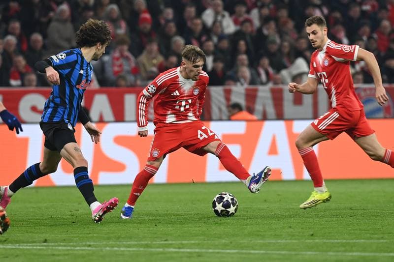 Football. UEFA Champions League. FC Bayern Munich - Atalanta BC. 18.03.2026