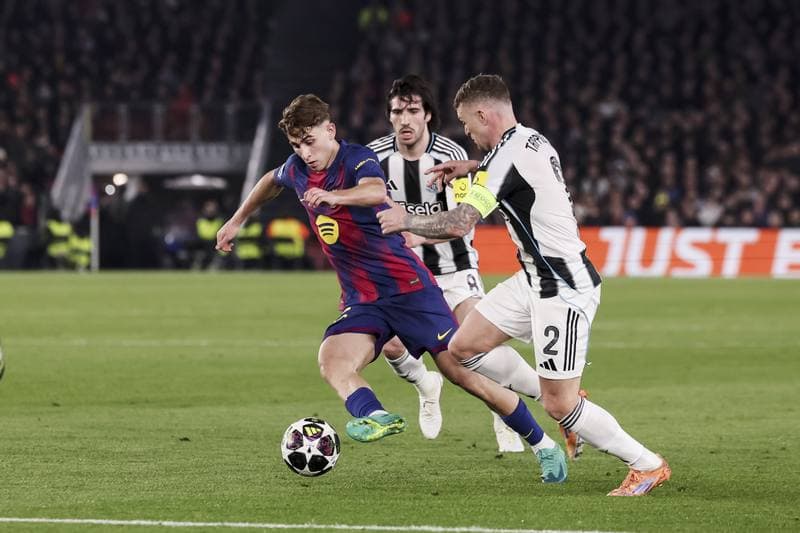 Football. UEFA Champions League. FC Barcelona - Newcastle United. 18.03.2026