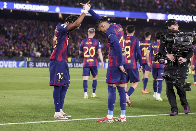 Football. UEFA Champions League. FC Barcelona - Newcastle United. 18.03.2026