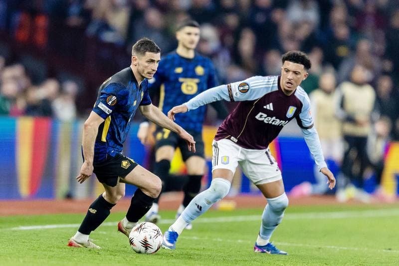 Football. UEFA Europa League. Aston Villa - Lille. 19.03.2026