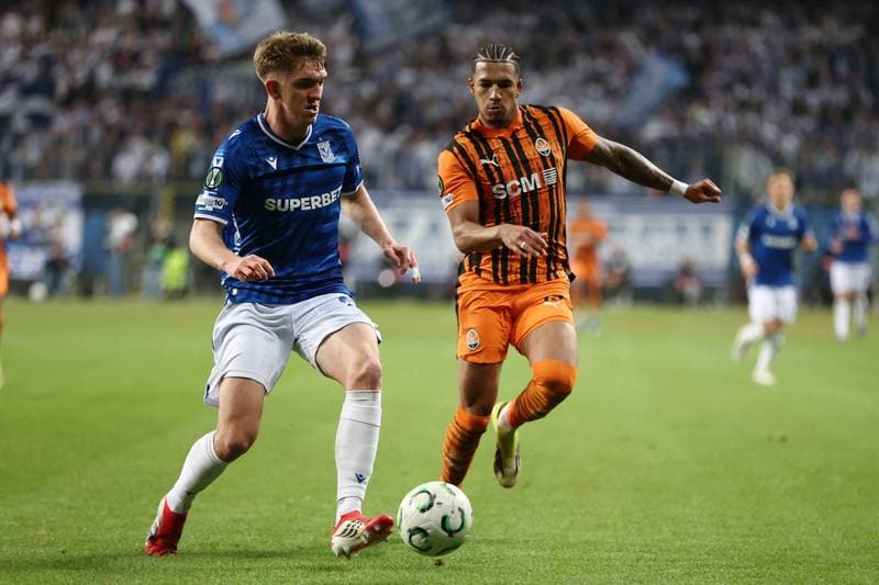 Football. UEFA Conference League. Lech Poznan - Shakhtar Donetsk. 12.03.2026