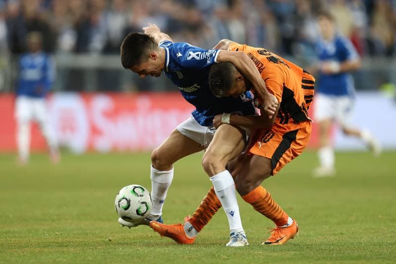 Football. UEFA Conference League. Lech Poznan - Shakhtar Donetsk. 12.03.2026