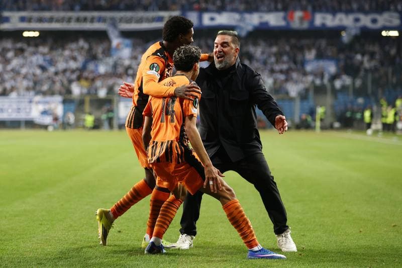 Football. UEFA Conference League. Lech Poznan - Shakhtar Donetsk. 12.03.2026