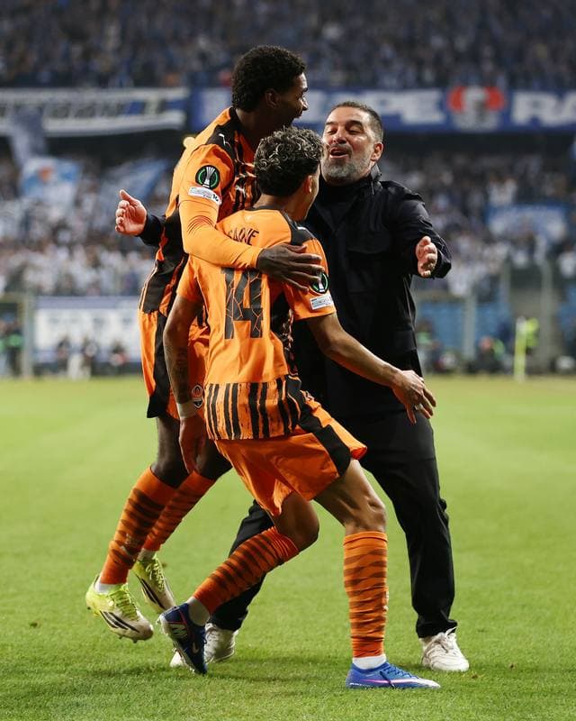 Football. UEFA Conference League. Lech Poznan - Shakhtar Donetsk. 12.03.2026