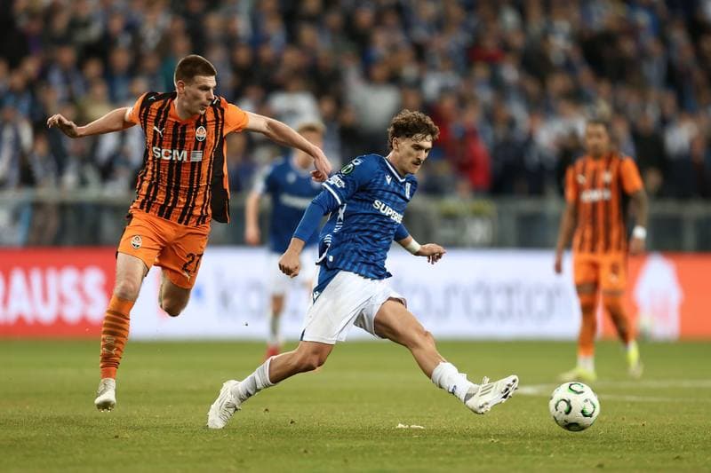 Football. UEFA Conference League. Lech Poznan - Shakhtar Donetsk. 12.03.2026