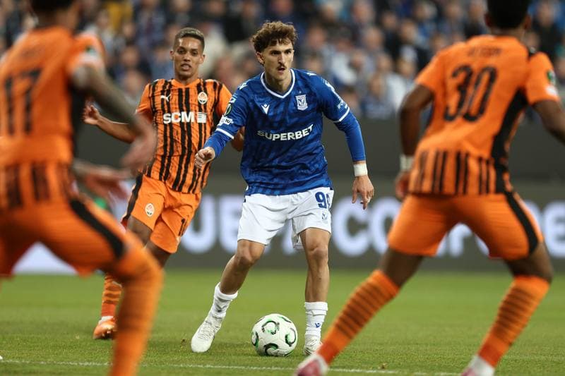 Football. UEFA Conference League. Lech Poznan - Shakhtar Donetsk. 12.03.2026