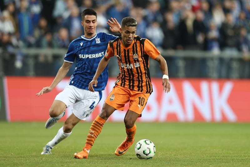 Football. UEFA Conference League. Lech Poznan - Shakhtar Donetsk. 12.03.2026