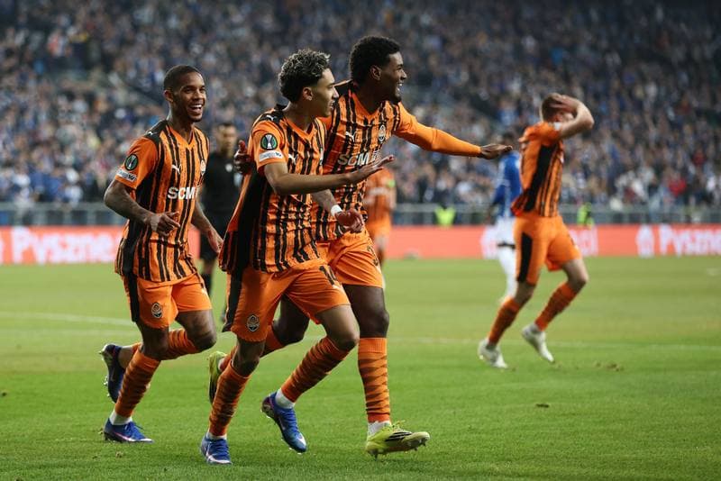 Football. UEFA Conference League. Lech Poznan - Shakhtar Donetsk. 12.03.2026