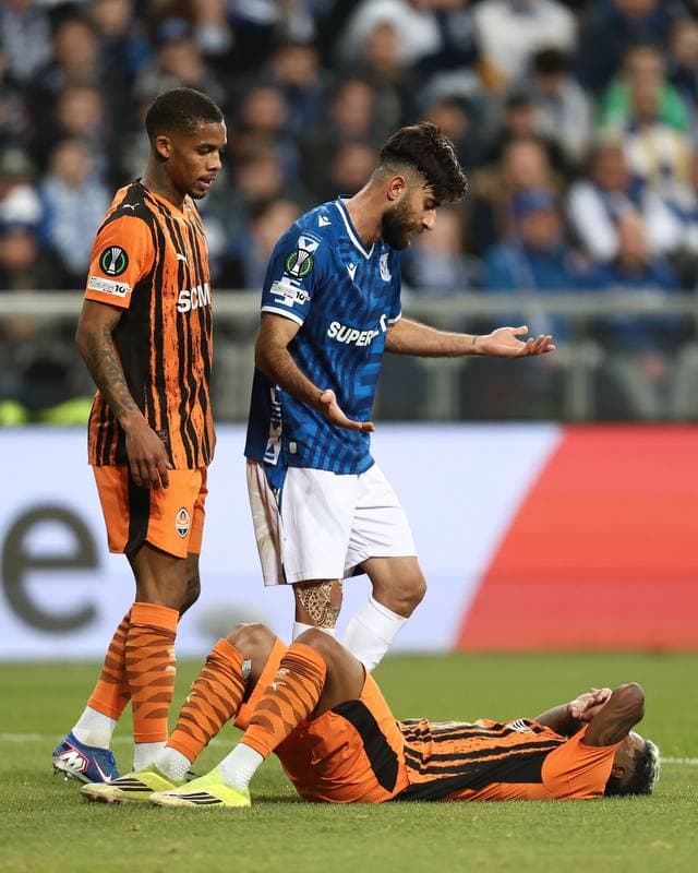 Football. UEFA Conference League. Lech Poznan - Shakhtar Donetsk. 12.03.2026