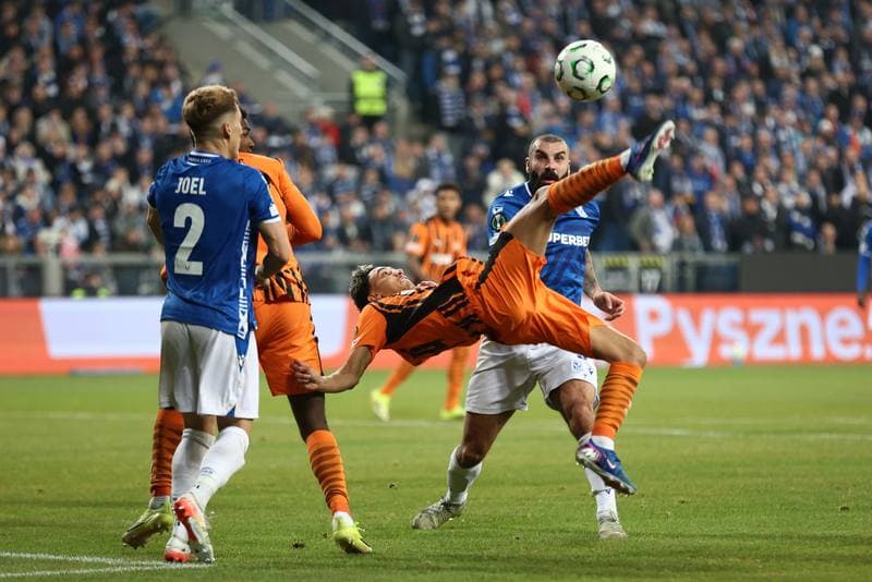 Football. UEFA Conference League. Lech Poznan - Shakhtar Donetsk. 12.03.2026
