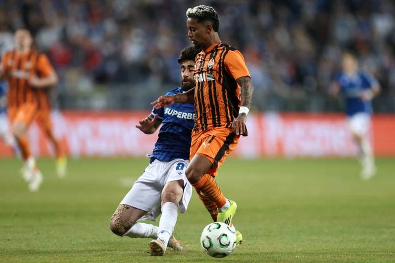 Football. UEFA Conference League. Lech Poznan - Shakhtar Donetsk. 12.03.2026