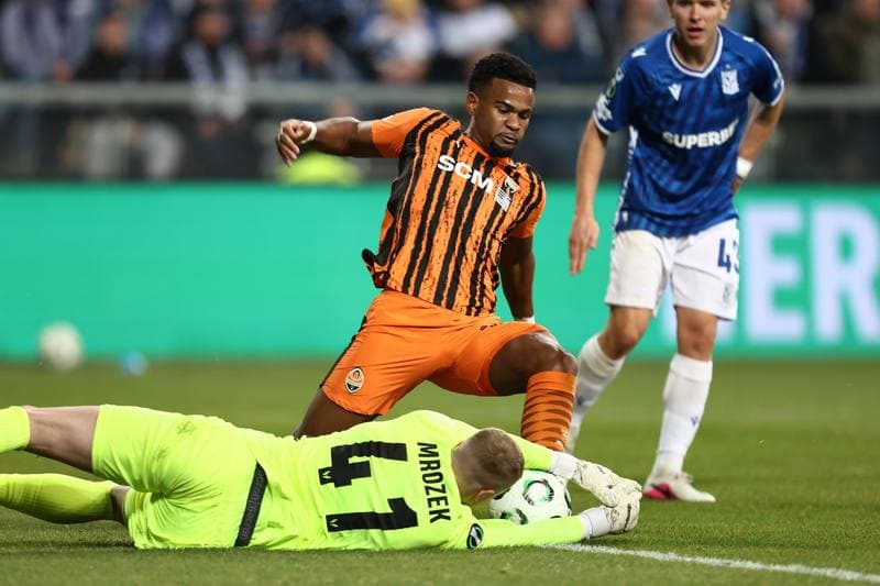 Football. UEFA Conference League. Lech Poznan - Shakhtar Donetsk. 12.03.2026