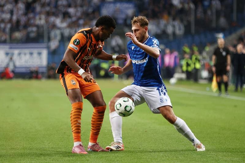 Football. UEFA Conference League. Lech Poznan - Shakhtar Donetsk. 12.03.2026