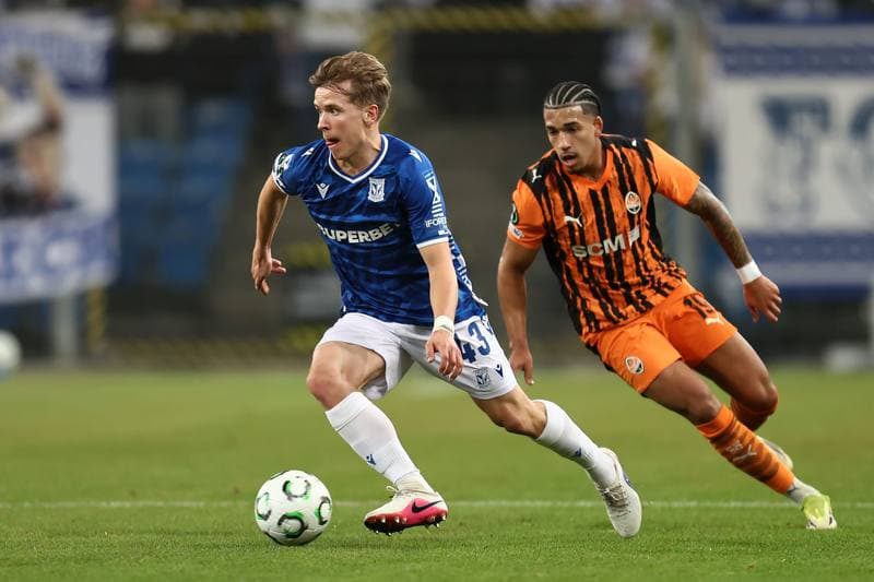 Football. UEFA Conference League. Lech Poznan - Shakhtar Donetsk. 12.03.2026
