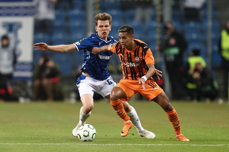 Football. UEFA Conference League. Lech Poznan - Shakhtar Donetsk. 12.03.2026