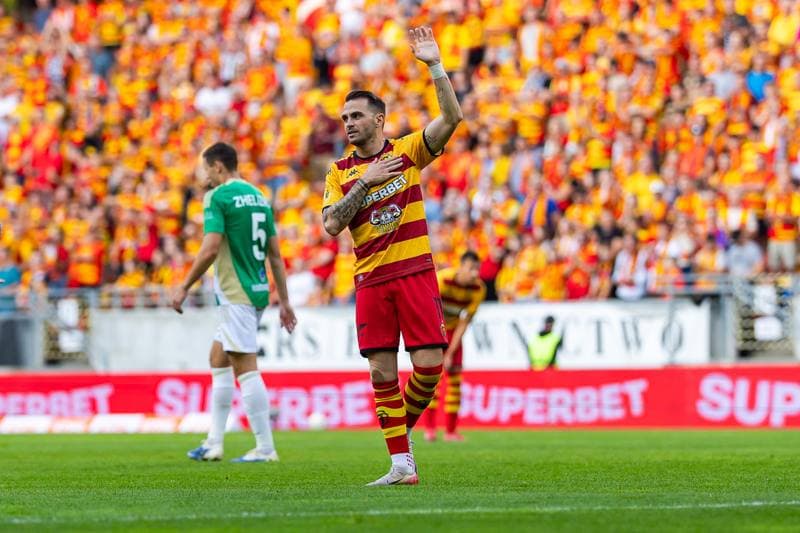 Football. PKO BP Ekstraklasa. Jagiellonia Bialystok - Lechia Gdansk. 31.08.2025