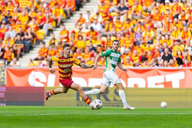 Football. PKO BP Ekstraklasa. Jagiellonia Bialystok - Lechia Gdansk. 31.08.2025
