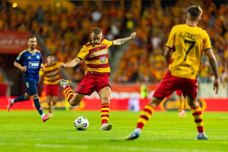 Football. UEFA Conference League. Jagiellonia Bialystok - Silkeborg. 14.08.2025