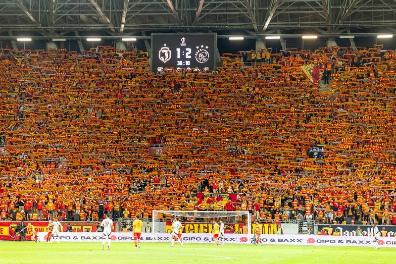 Football. UEFA Europa League. Jagiellonia Bialystok - Ajax Amsterdam. 22.08.2024